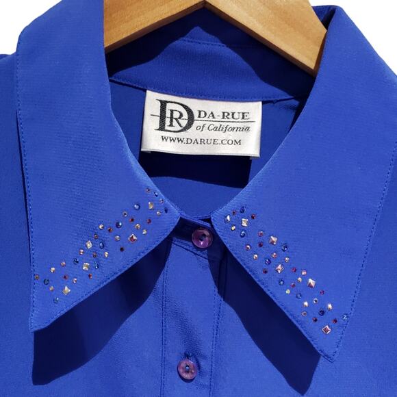 Vintage Top Rhinestone Embellished - Picture 2 of 7